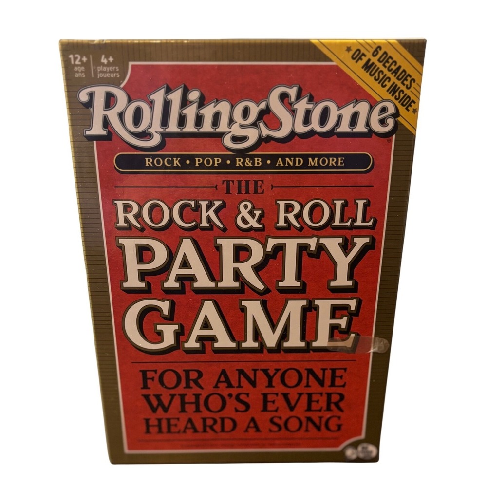 Rolling Stone Rock & Roll Party Game, NWOT